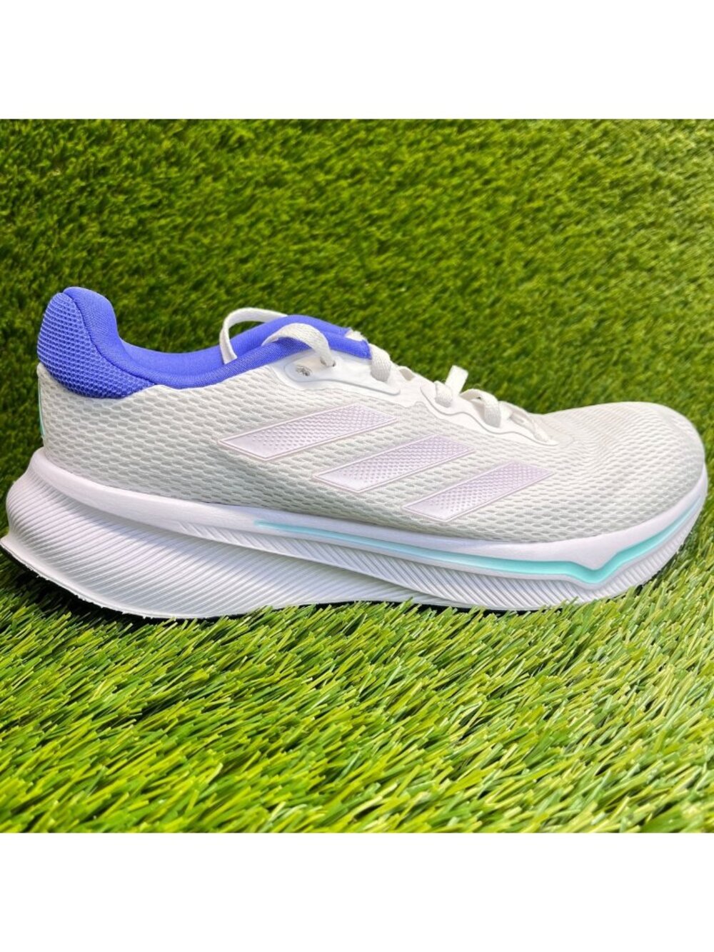 Adidas Response Womens Size 9 White Athletic Running Walking Shoes Sneakers